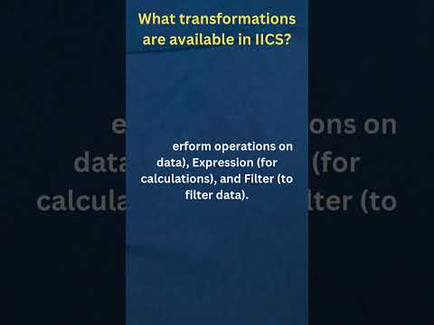 What Transformations are