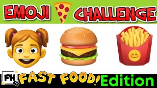 Can You Guess the Fast Food Place? Emoji Fitness Challenge | Emoji Pictionary Quiz | Brain Break