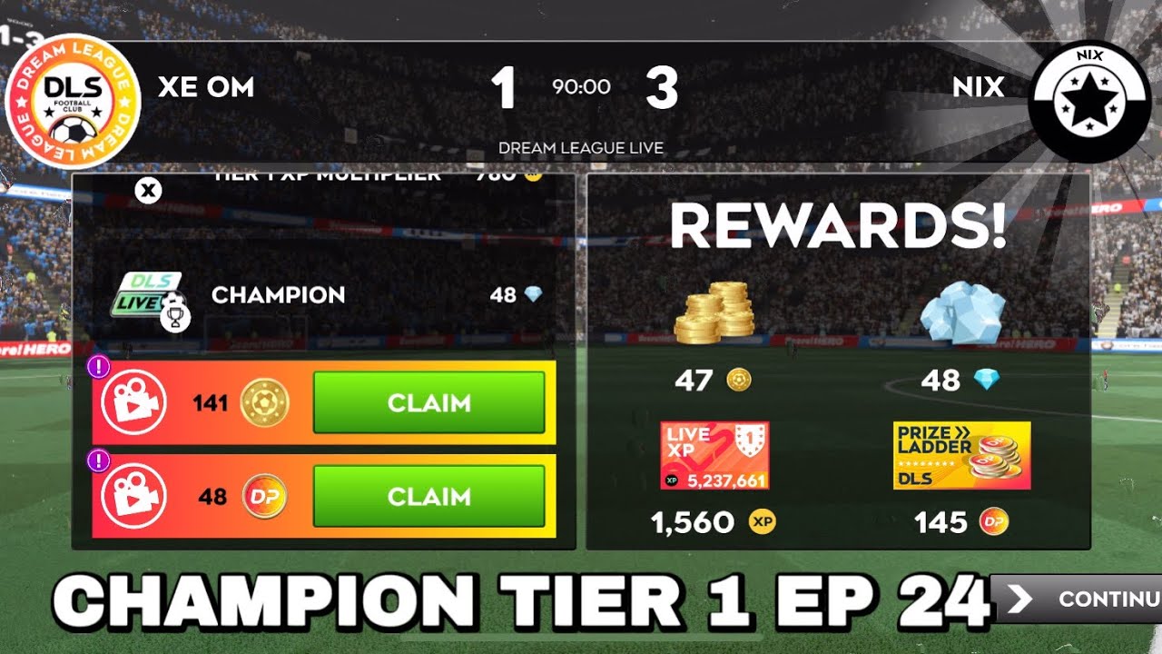 DLS 25 | Champion Tier 1 Ep 24 | (4 Matches)