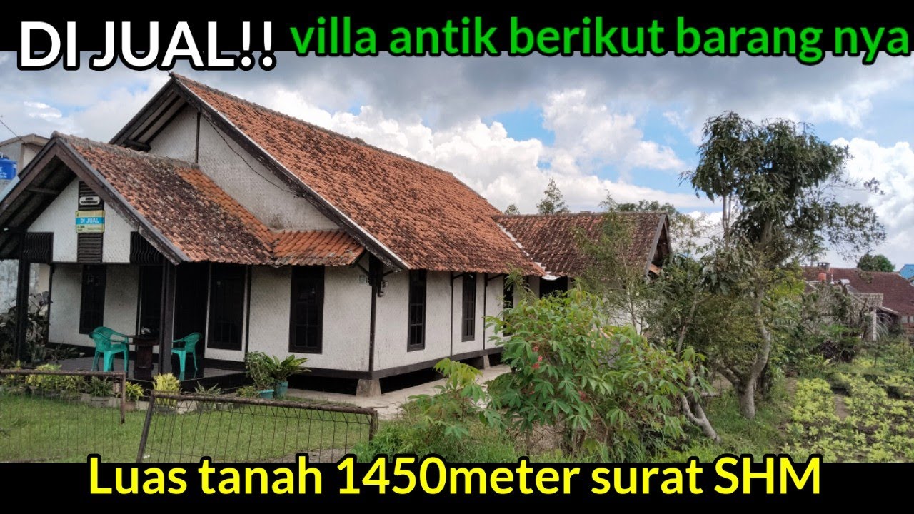 Suasana nya Bikin Betah Adem ayem!! Villa ini mau Di jual luas 1450meter Harga bersahabat nego