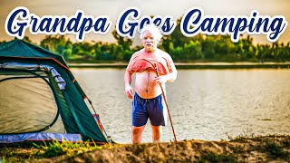Camping with Leigh Mcnastys Grandpa
