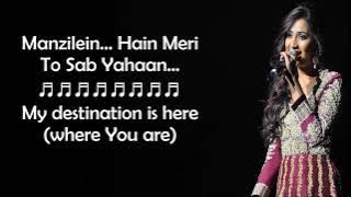 Kabhi Jo Baadal Barse Female Version Lyrics With English Translation   YouTube
