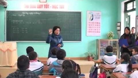 Đổi mới không gian lơp học   trường tiểu học TT Quỳnh côi