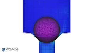 Simulating a Ball Valve with CONVERGE