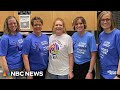 School celebrates teacher’s 100th cancer treatment
