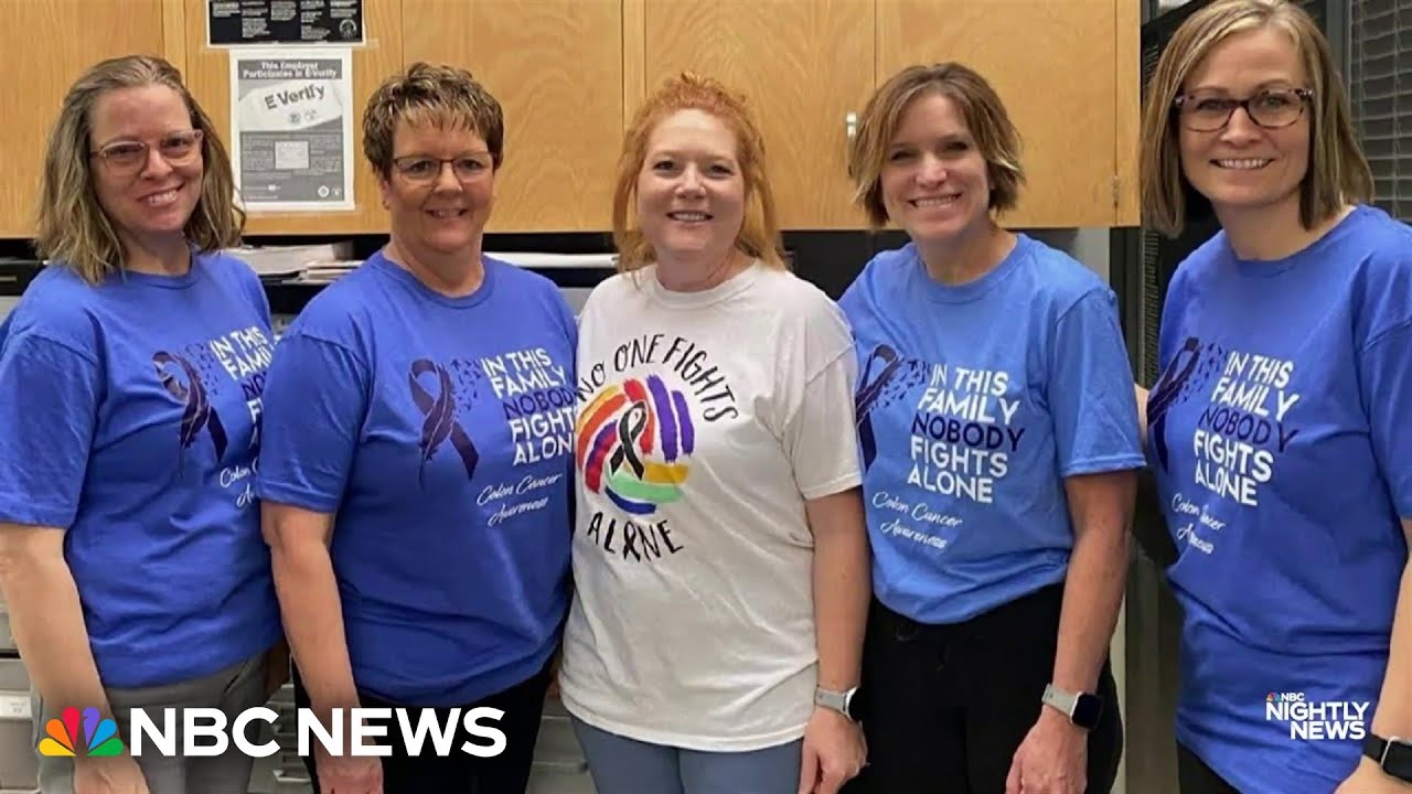 School celebrates teacher’s 100th cancer treatment