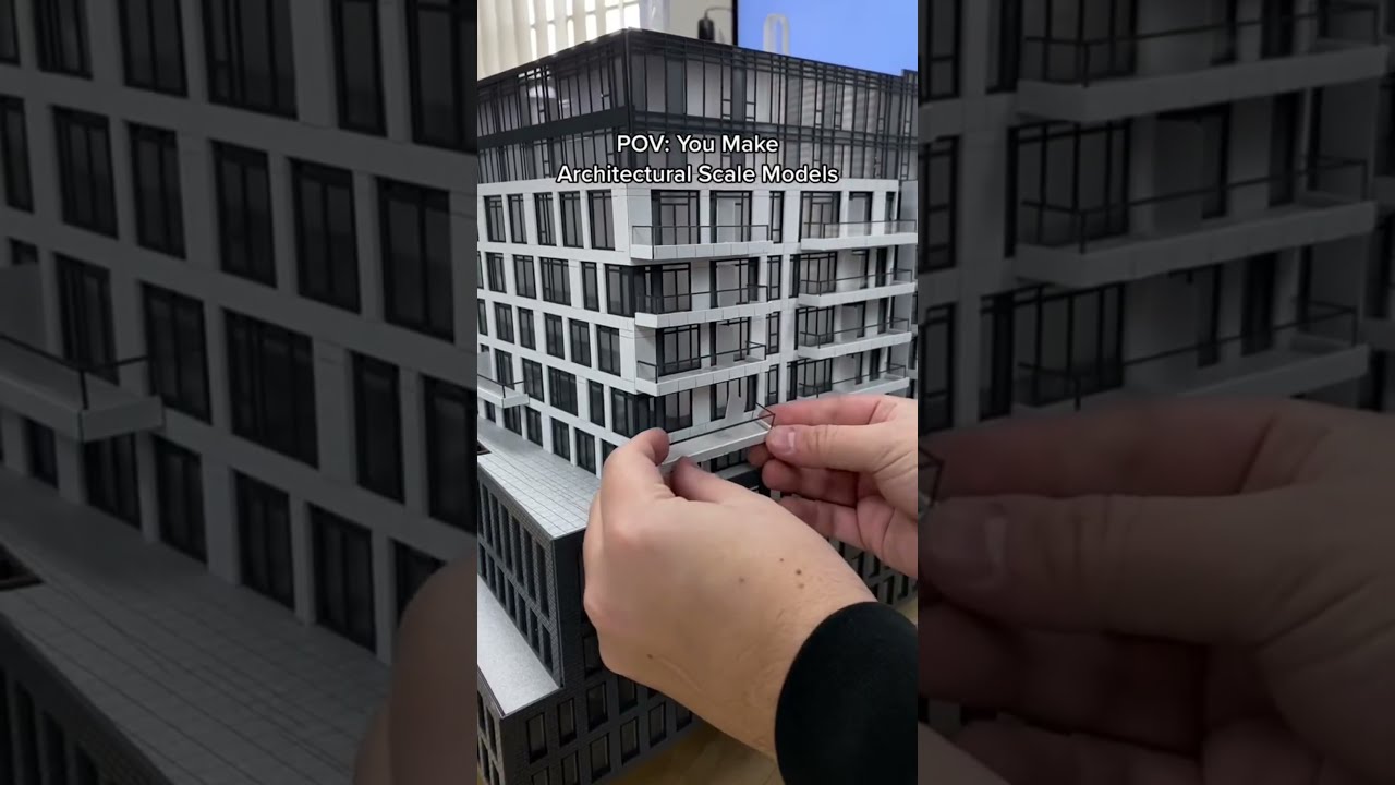 POV You Make Architectural Scale Models Architecture