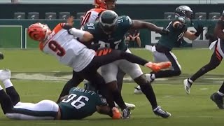 Joe Burrow Gets Destroyed By Malik Jackson Nfl Week 3 Resimi