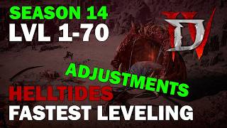 Fastest Leveling (Small Update) - Diablo 4 LoH | Season 14 | Level 1-70 (HC Viable)