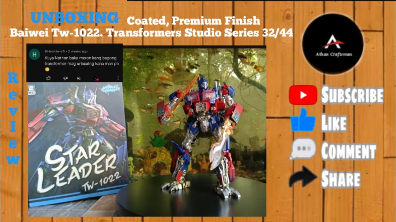 UNBOXING COATED PREMIUM FINISH BAIWEI TW-1022, TRANSFORMERS STUDIO SERIES 32/44. REVIEW