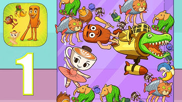 Meme Merge: Brainrot Drop - Gameplay Walkthrough Part 1 - Bombardino Crocodilo (iOS, Android)