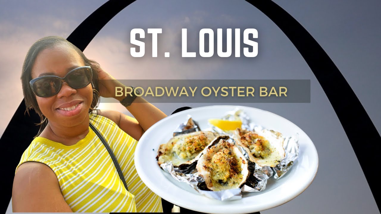 Dinner in Downtown St. Louis Broadway Oyster Bar St. Louis Vlog