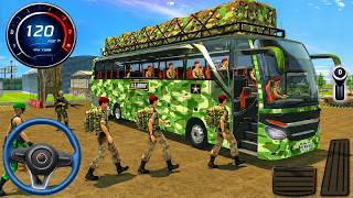 Army Soldier Bus Simulator | Military Transport Mission - Android GamePlay screenshot 4