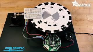 John Park's Disc Step Sequencer - beat demo @adafruit @johnedgarpark #adafruit