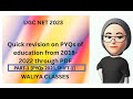 UGC NET 2023 | Quick Revision on PYQs of 2018-2022 | Part-7 | WALIYA CLASSES #pyqspractice #ntanet