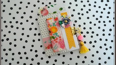 6x6 Paper | Just The Cutest Little Pocket Flipbook/Album | TUTORIAL | Happy Mail Idea