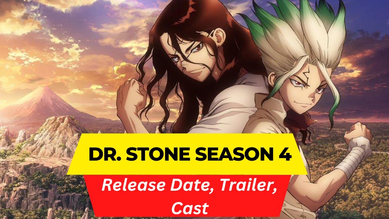 QUANDO VAI SAIR A 4º TEMPORADA DO ANIME DR. STONE? DATA DE LANÇAMENTO! 