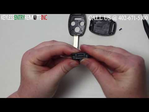 How To Replace A Honda Accord Key Fob Battery 2008 - 2014 FCCID: KR55WK49308