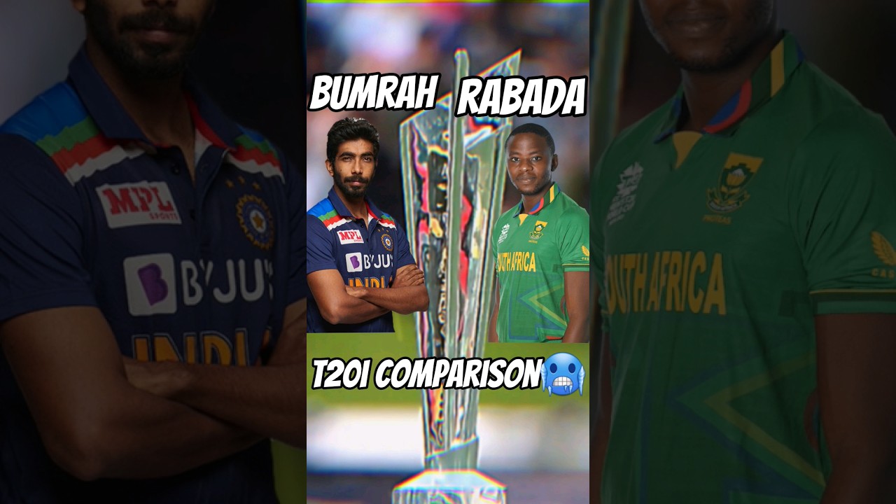 Jasprit bumrah vs Kagiso rabada T20I Stats Comparison🥶🥶 