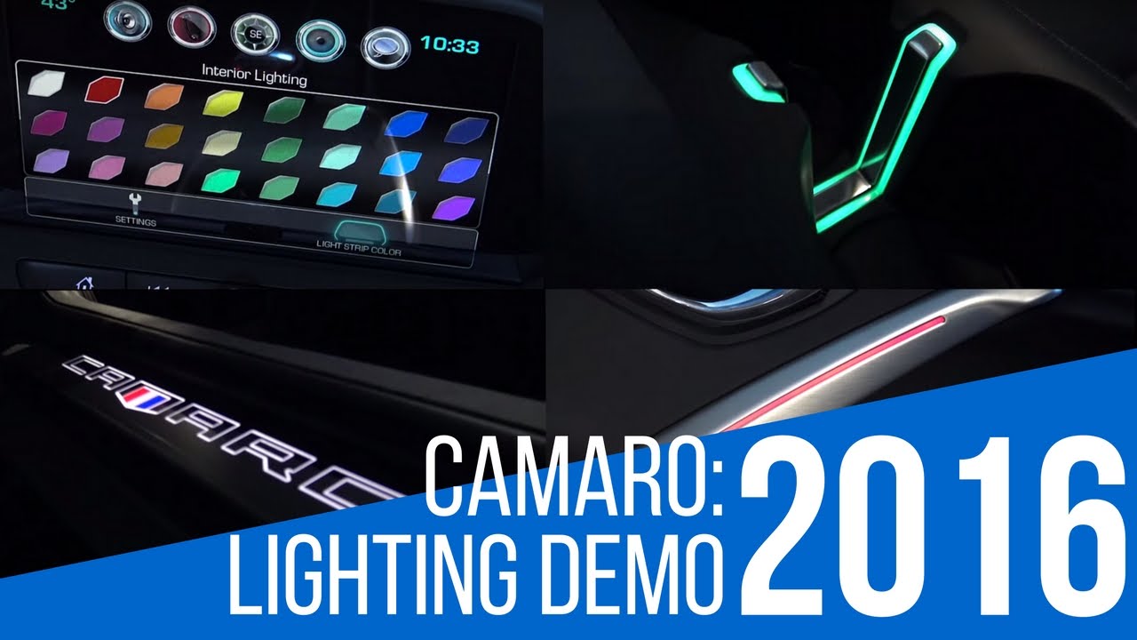 2016 Chevrolet Camaro Spectrum Lighting Demo