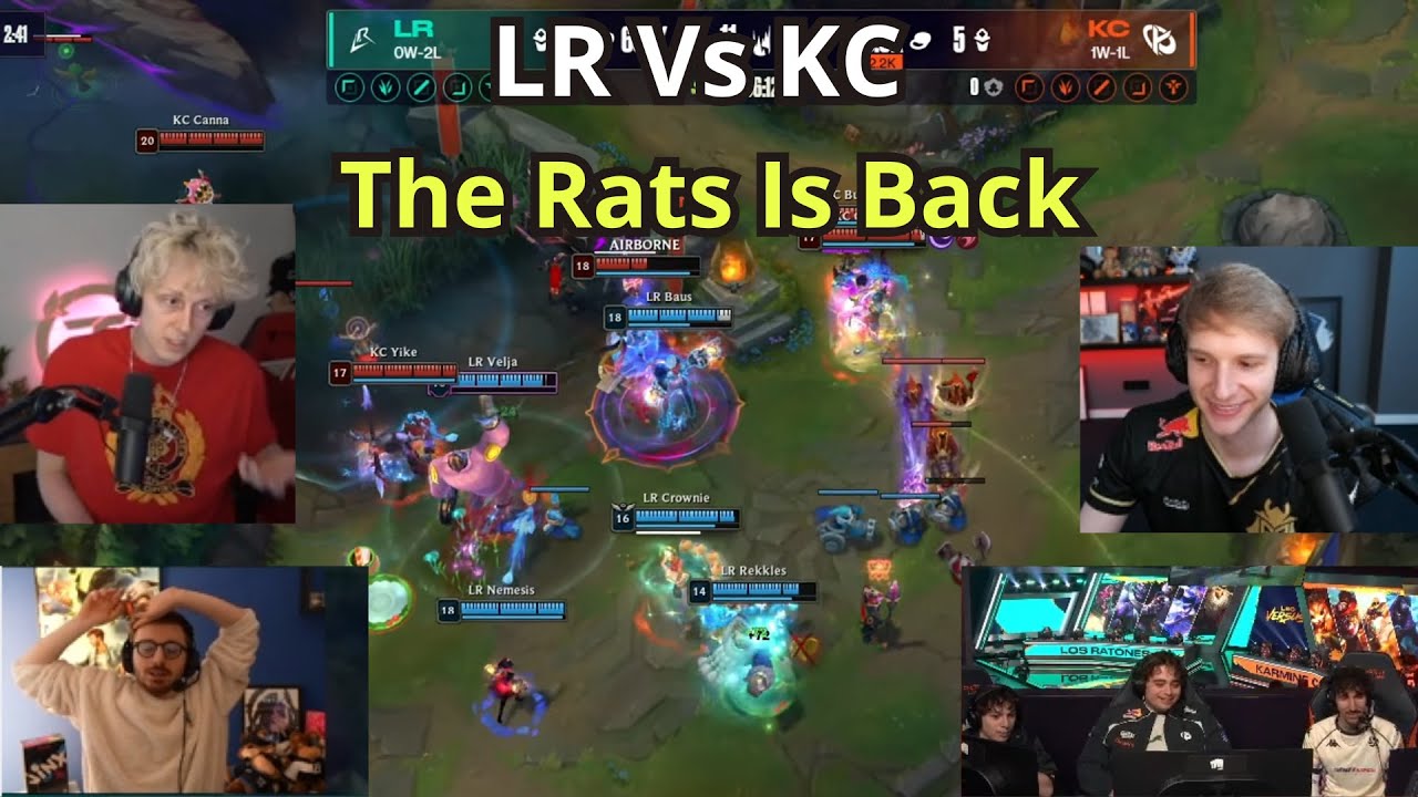 Streamers React To Intense Game Between Los Ratones Vs KC | LEC 2026 Versus