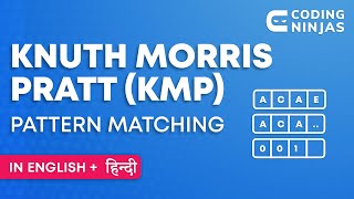 KNUTH MORRIS PRATT (KMP) Pattern Matching | DSA Interview Questions Lesson 1 | Coding Ninjas