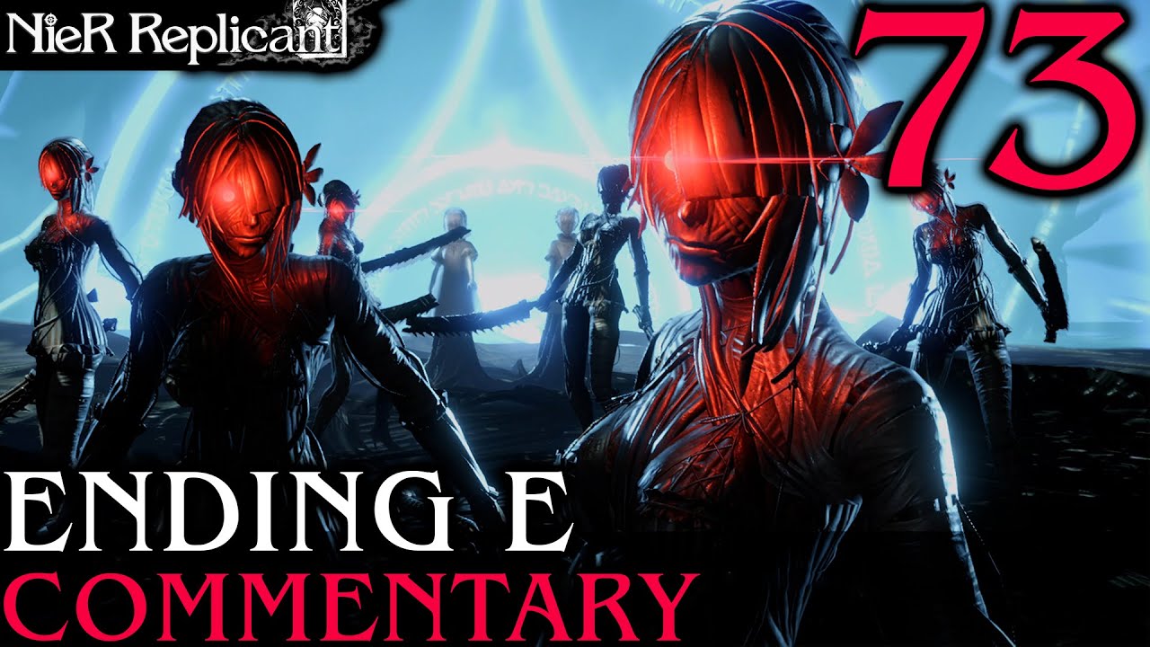 NieR Replicant ver.1.22 Walkthrough Part 73 - Ending E Continued: Kaine Vs Kaine