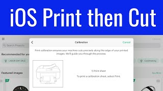 How to Calibrate Print then Cut on iOS screenshot 4