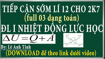 [ Vật lí 12- kntt] Bài 2. Định luật I nhiệt động lực học, kết nối tri thức, chân trời sáng tạo