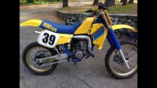 Sports Performance Suzuki RM125 New Plastics & Some Comments - RustySkull Productions
