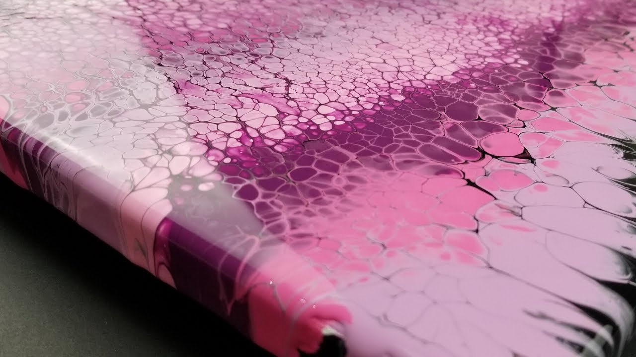 Acrylic Pouring | Abstract Painting | Fluid Art | Swipe Technique - YouTube