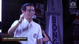 Isko Moreno holds miting de avance in Pandacan, Manila