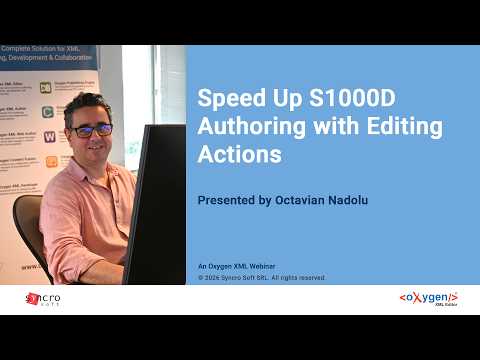 Speed Up S1000D Authoring with Editing Actions
