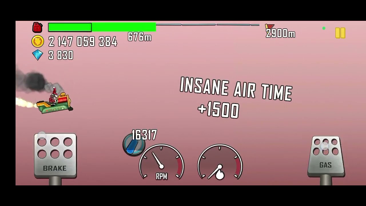 Hill Climb Racing Deluxe Kiddie Express Mars 1042m