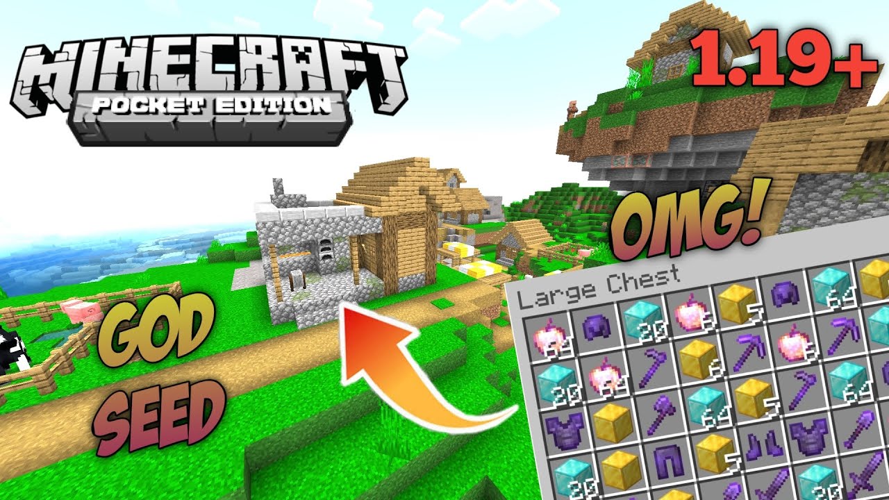 🔥(GOD SEED) Minecraft bedrock and pocket edition seed 1.19 minecraft ...