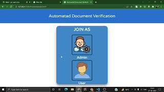 Automated Document Verification | HackMol 3.0
