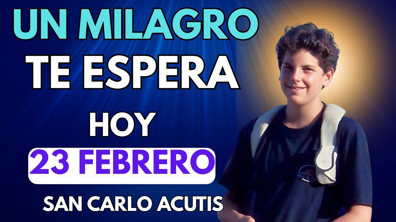 ESCUCHA ESTE MENSAJE DE SAN CARLO ACUTIS | ORACIÓN PODEROSA Y MILAGROSA