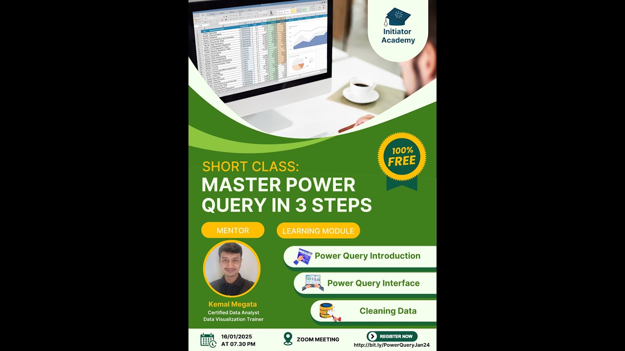 Power Query Master Short Class : Master Power Query in 3 Steps - YouTube