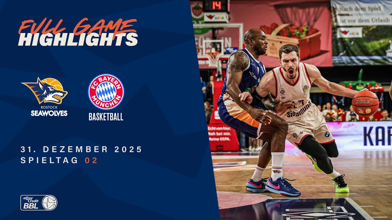 ROSTOCK SEAWOLVES vs. FC Bayern München Basketball - Full Game Highlights - Spieltag 2, 25/26