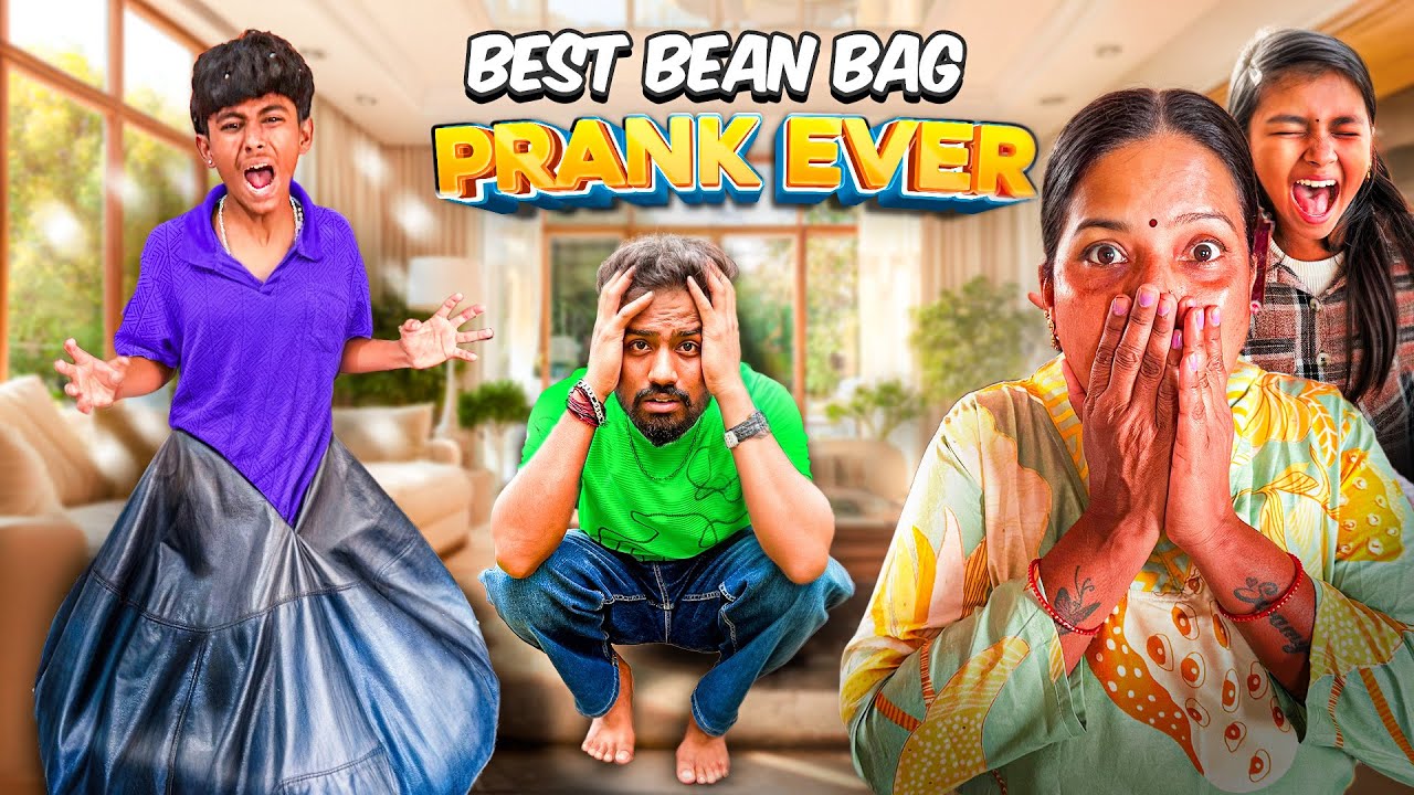 Best Bean bag PRANK Ever😂😱