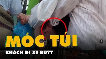 Nhóm móc túi hành khách đi xe buýt trước Suối Tiên hầu tòa