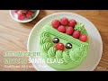 「Eng Sub/中字」稳定一天不融化调味奶油/抹茶乳酪圣诞老人/Matcha Santa Claus/Stabilized Whipped Cream Frosting