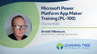 Learning Tree Course Video 8585 - Microsoft Power Platform App Maker Training (PL-100) screenshot 3