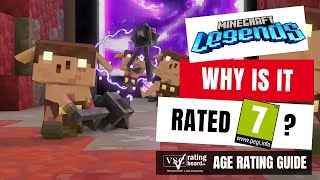 Minecraft Legends | PEGI Age Rating Guide (By The Games Rating Authority)