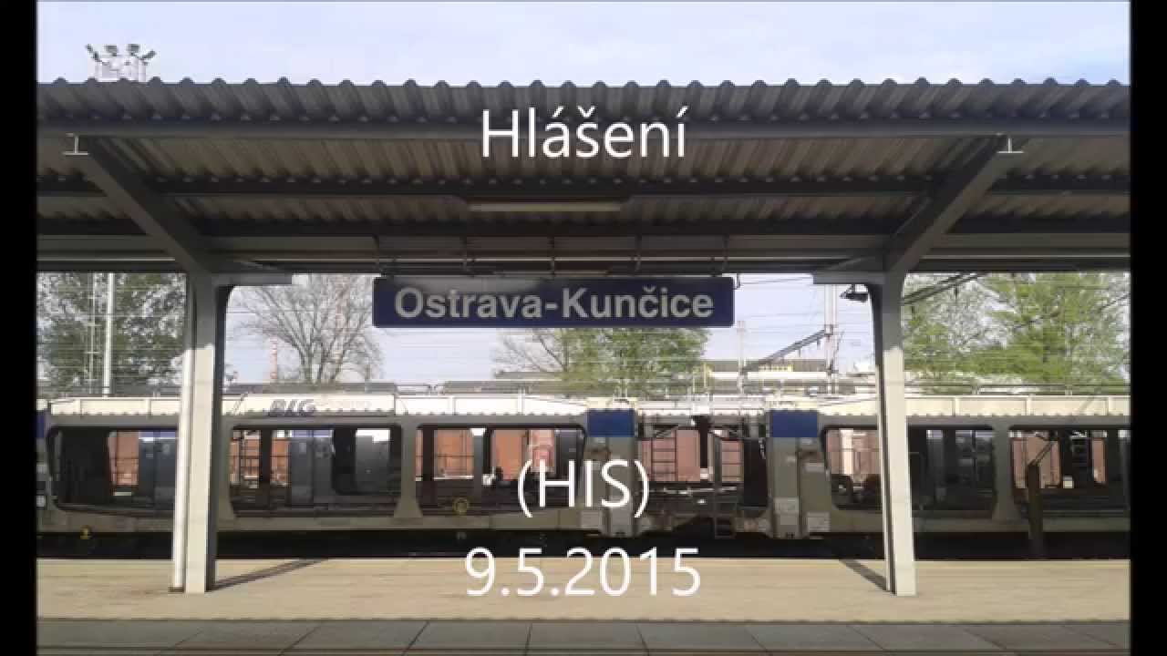 Staniční hlášení Ostrava-Kunčice (HIS) - 8. 5. 2015