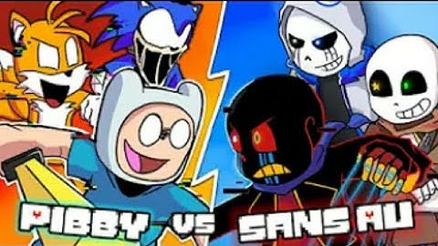 IF PIBBY CORRUPTION MET SANS AUS (FNF Animation Compilation)