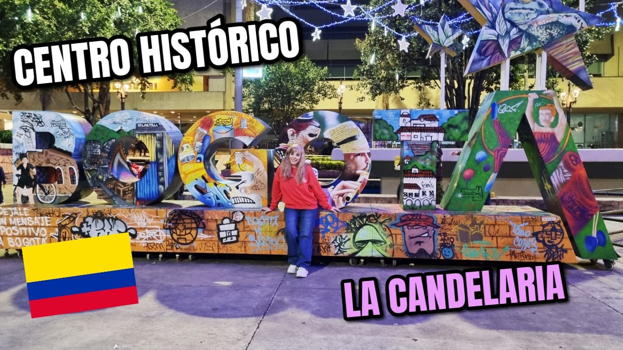 Así es el CENTRO HISTÓRICO de Bogotá 🇨🇴 | Calles coloniales, comida típica y luces.