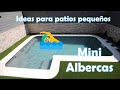 ✅ Mini Albercas /Recopilación 🏡 Ideas Infonavit