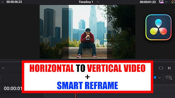 Change Horizontal Videos to Vertical + Smart Reframe for Subject Tracking | DaVinci Resolve Tutorial