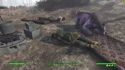 【Fallout4】Random encounter - YaoGuai & Scavenger（ランダムイベント ヤオグアイとスカベンジャー）Alternative＜PC版 英語音声 日本語字幕＞